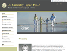 Tablet Screenshot of drkimtaylor.com